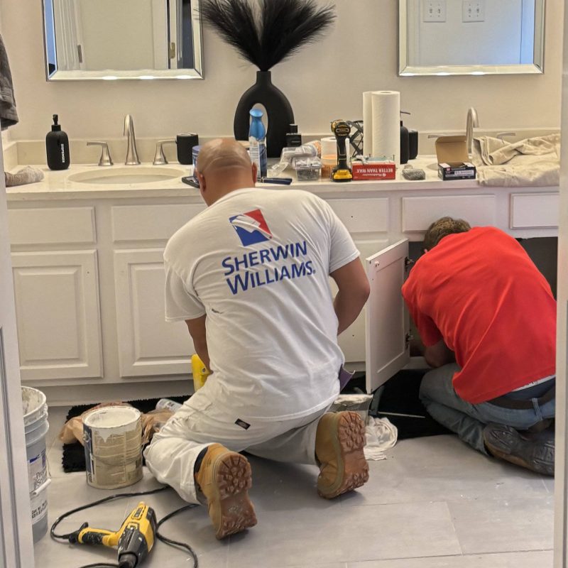 Painting Bathroom Remodel in Birmingham by Roman & Company_LS